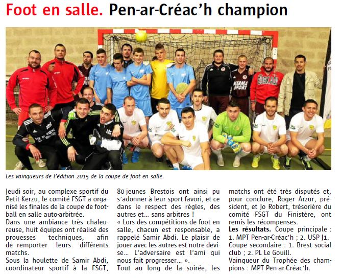 Article de presse